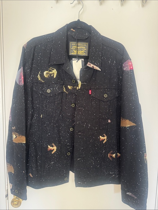 Levi's Other - Levi's Black Starfield Graphic Denim Jacket with Space Motifs 2019 Collection